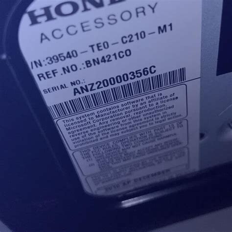navicode honda|serial number help .